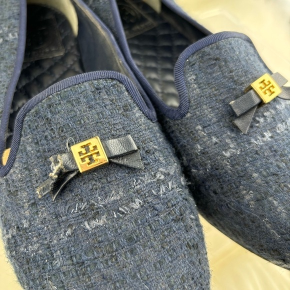 TORY BURCH CHANDRA FLATS- LOAFERS SHOES SIZE 7.5 - Picture 6 of 12